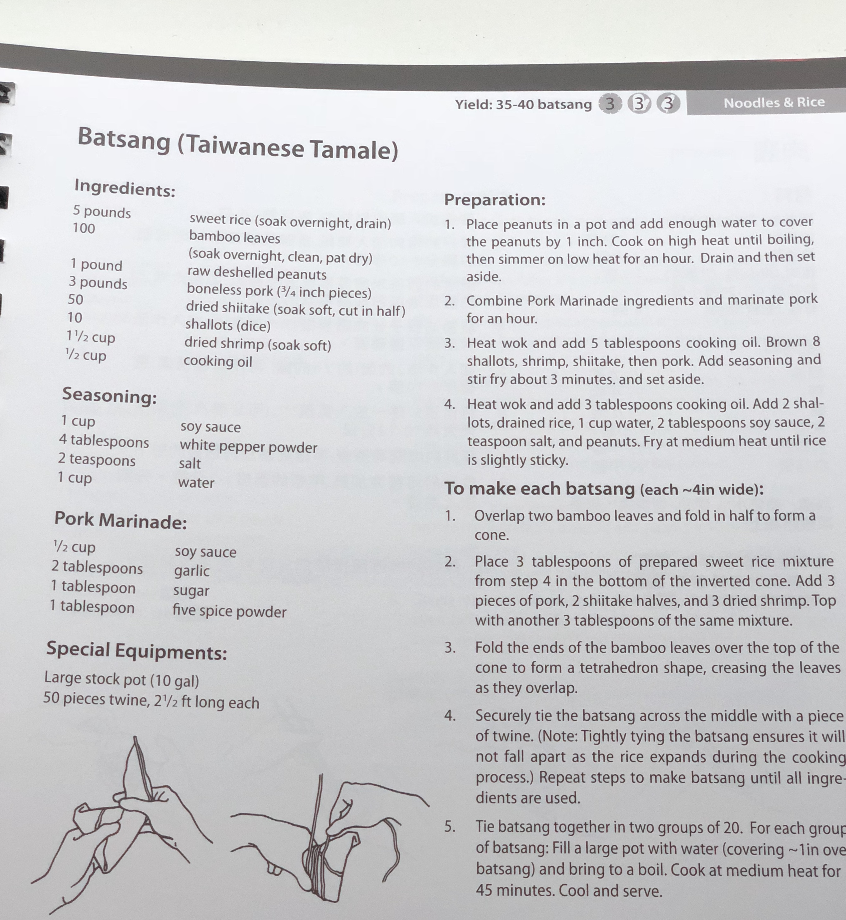 Ba Zhang Recipe